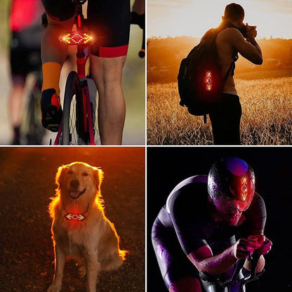Stevvex smart bike light rear LED taillight with wireless remote for night riding on Tampa Home & Garden Store