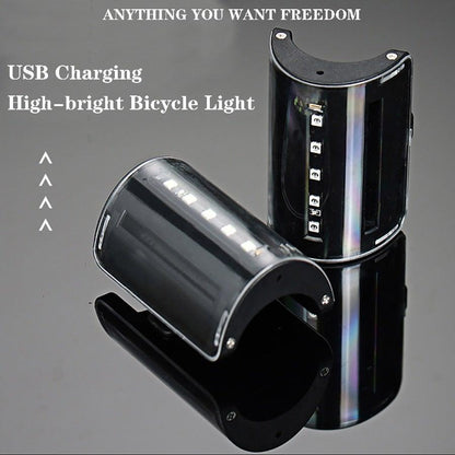 Stevvex USB rechargeable bicycle tail light 2-pack black LED rear lights for night riding on Tampa Home & Garden Store