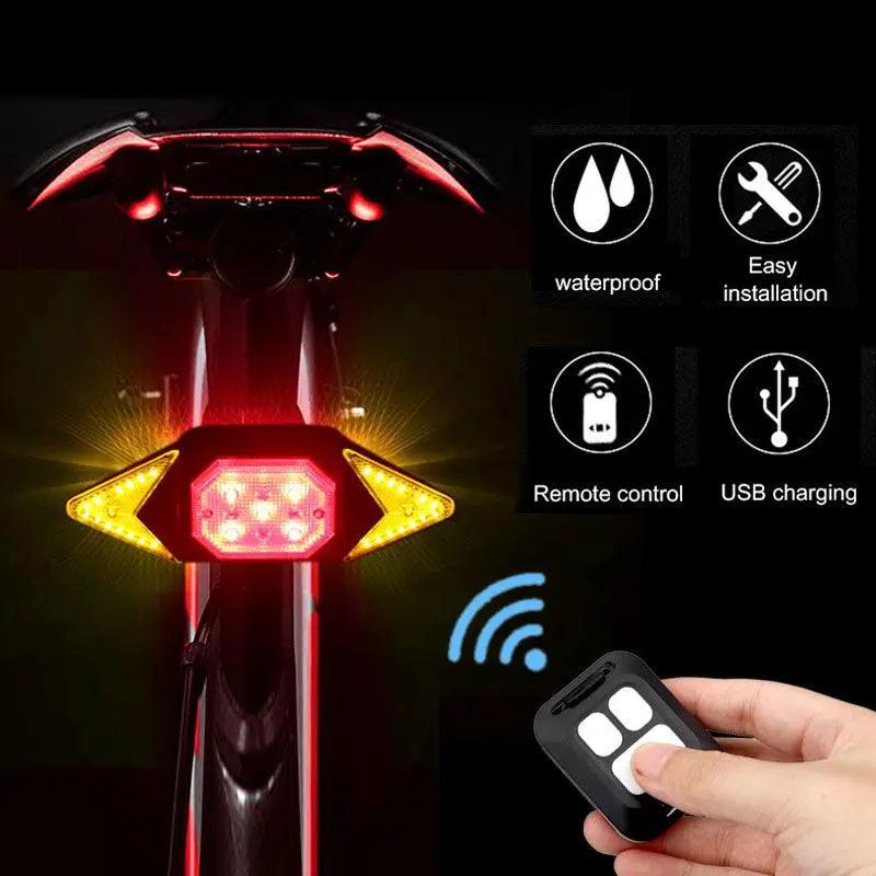 Smart Bike Light with Wireless Remote Signals
