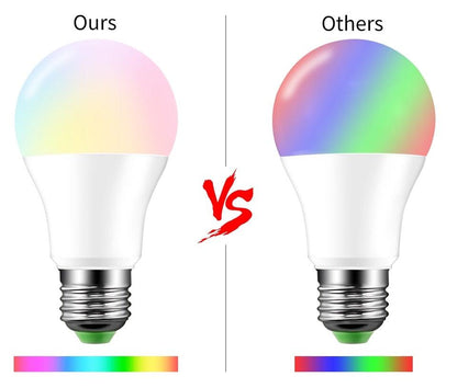 Stevvex smart RGBW LED light bulb with color-changing RGB, E27 base, 2-pack on Tampa Home & Garden Store