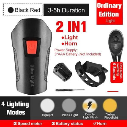 Smart Waterproof Bike Light USB Rechargeable