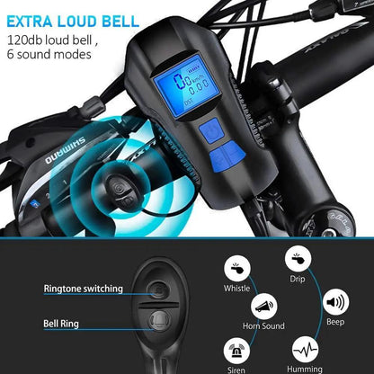 Smart Waterproof Bike Light USB Rechargeable