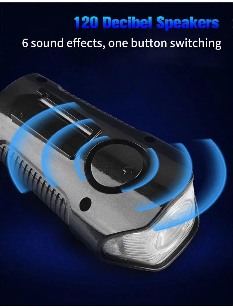 Smart Waterproof Bike Light USB Rechargeable