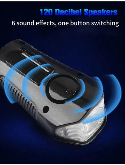 Smart Waterproof Bike Light USB Rechargeable