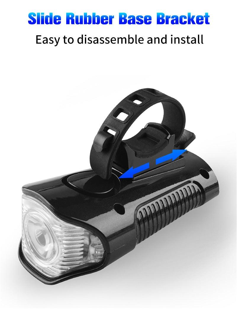 Smart Waterproof Bike Light USB Rechargeable