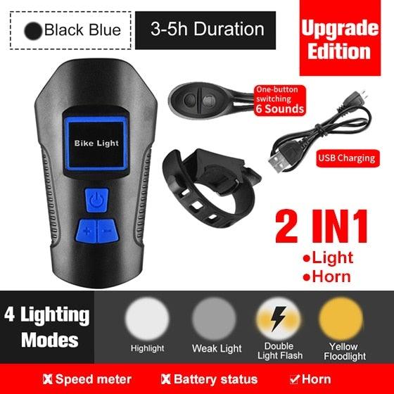 Smart Waterproof Bike Light USB Rechargeable