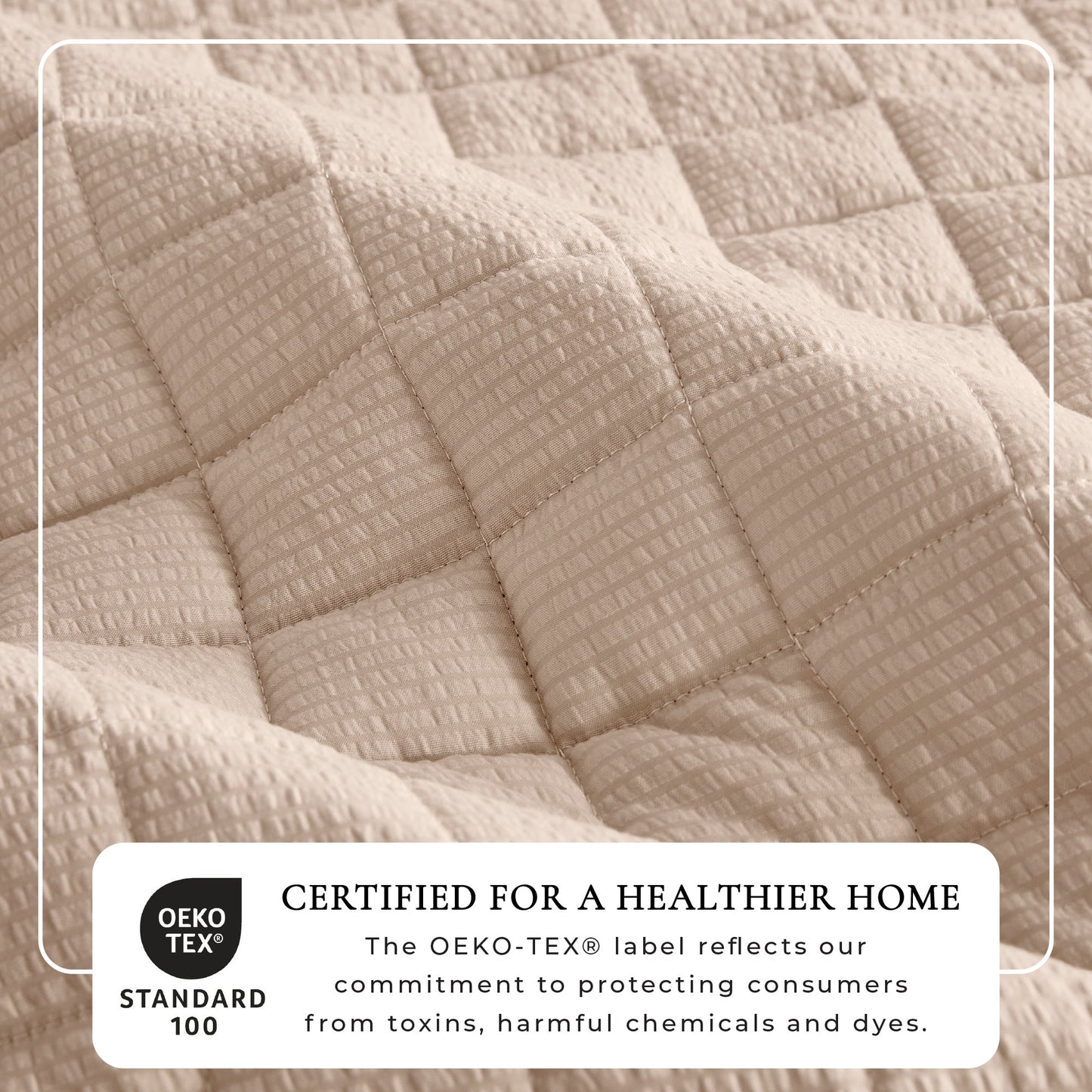 Soft Seersucker Quilt Set a Breathable Feel