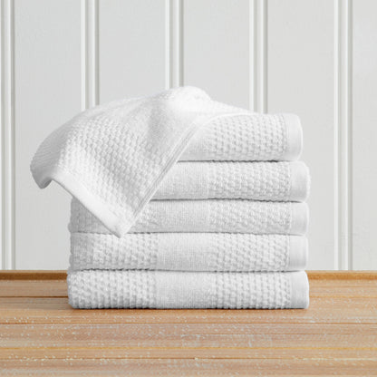 Pure Cotton Woven Bath Towel Set and a Soft Feel
