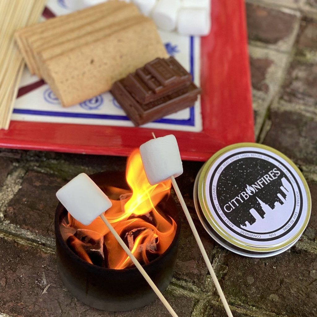 S'mores Family Pack USA Limited Edition outdoors campfire by City Bonfires on Tampa Home & Garden Store