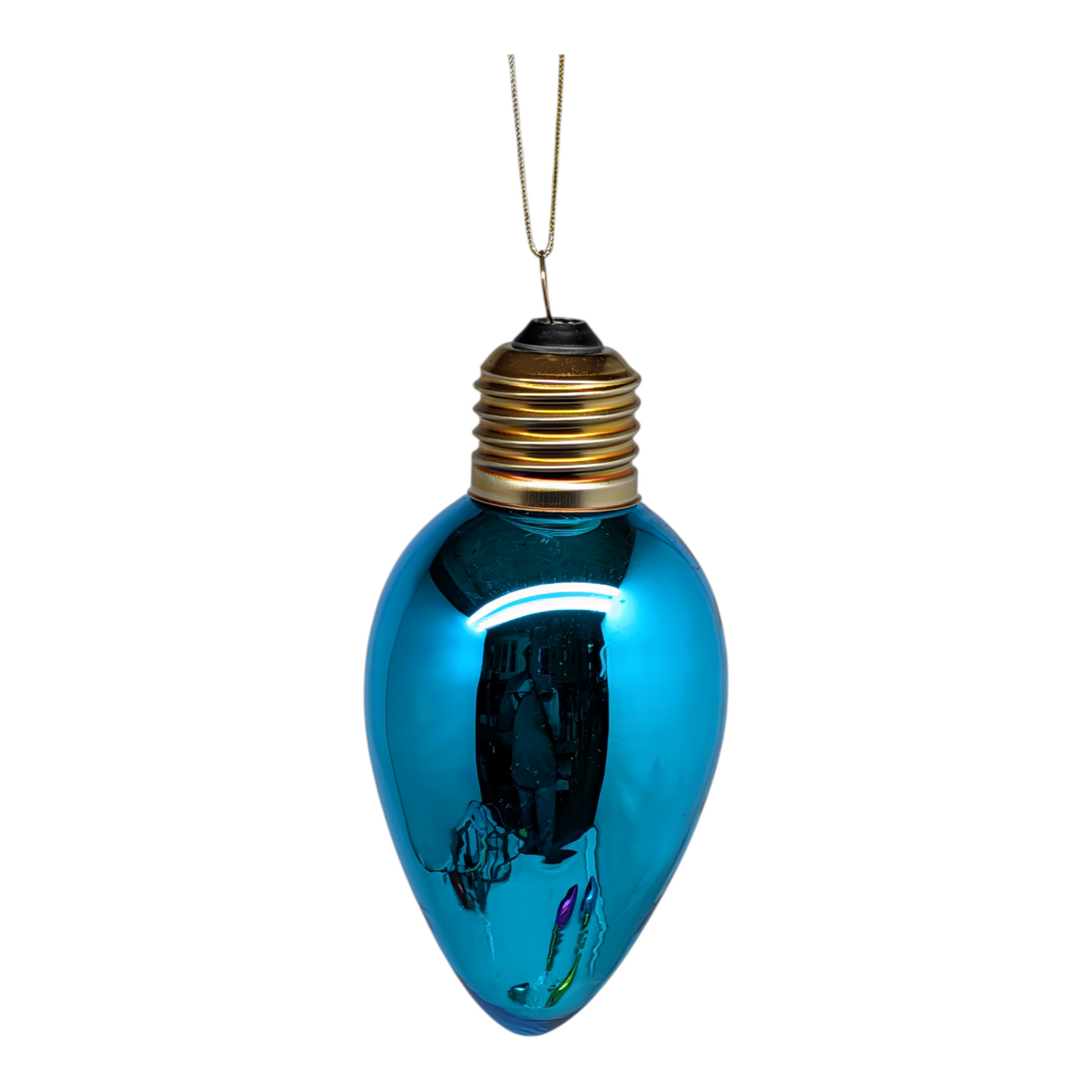 Ornement en verre surdimensionné en forme d'ampoule C7 -