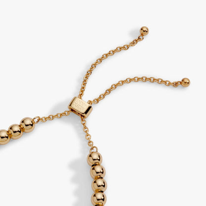 Winter Wonderland Multi Charm Bolo Bracelet gold chain with spherical beads ALEX AND ANI on Tampa Home & Garden Store