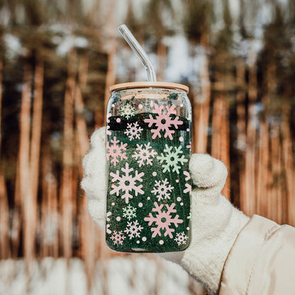 Pastel Snowflakes 17oz