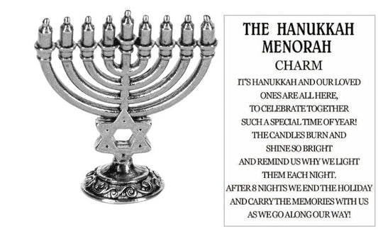 The Hanukkah Menorah Charm