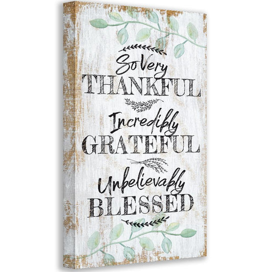 So Very Thankful - Vertical - Canvas - Tampa Home & Garden Store