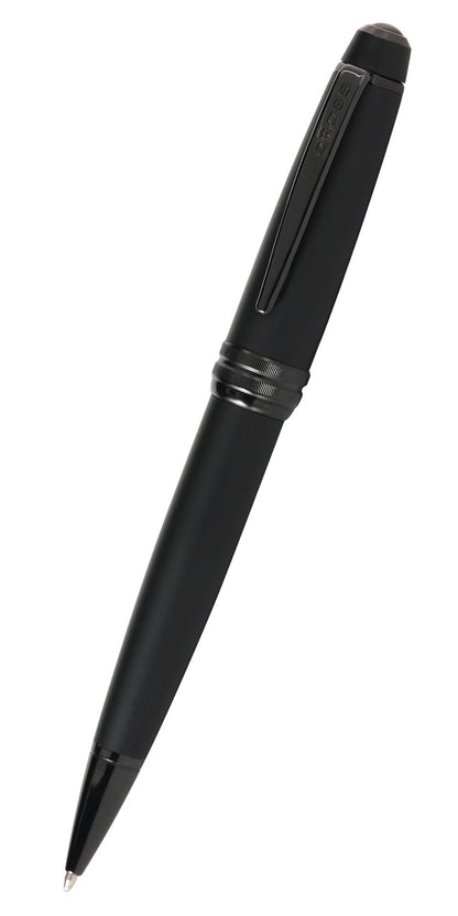 Cross Bailey matte black lacquer ballpoint pen with silver clip and cap band on Tampa Home & Garden Store