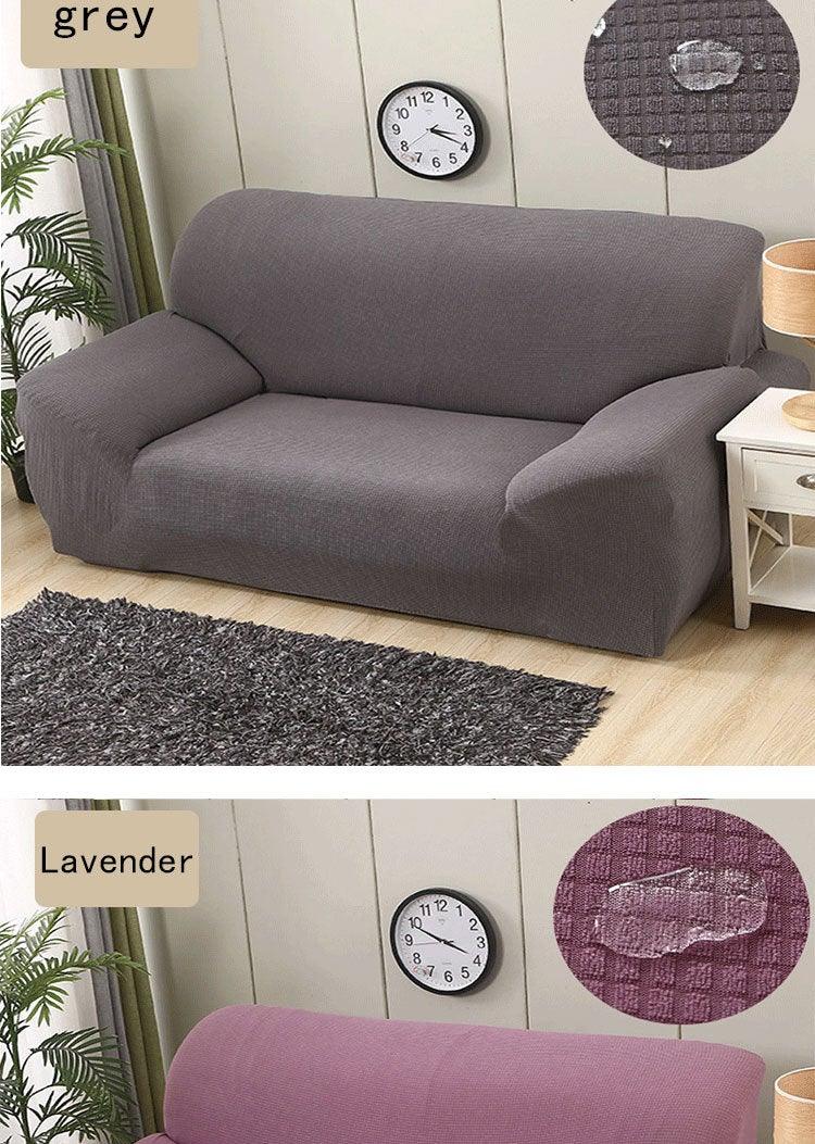 Sofa cover grey and lavender waterproof slipcover for couches on Tampa Home & Garden Store