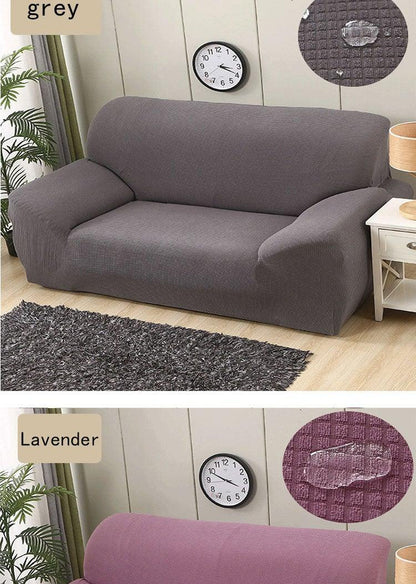 Sofa cover grey and lavender waterproof slipcover for couches on Tampa Home & Garden Store