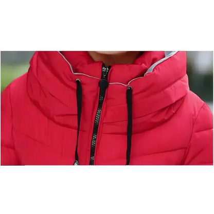 Soft Winter Coat For Women With Hooded Zipper