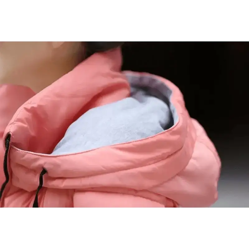 Soft Winter Coat For Women With Hooded Zipper