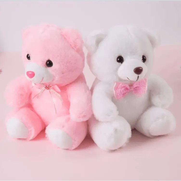 Pink Led Teddy Bear Plush Glow Toy Gift for Kids
