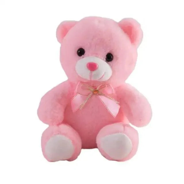 Pink Led Teddy Bear Plush Glow Toy Gift for Kids