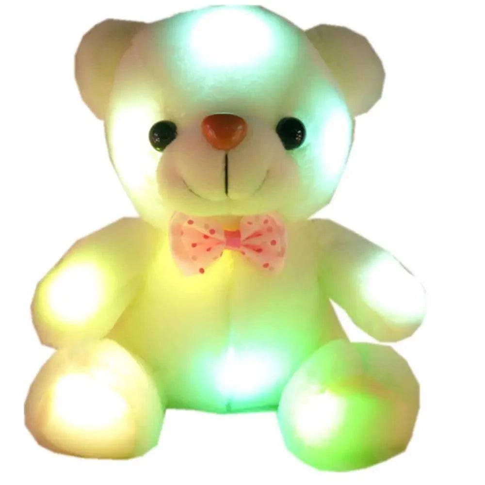 Pink Led Teddy Bear Plush Glow Toy Gift for Kids