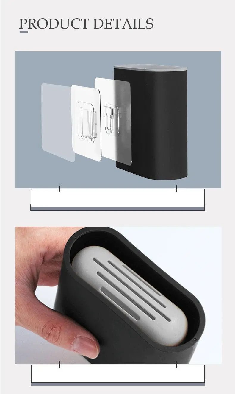 Soft Silicone Toilet Brush With Wall Mount Holder