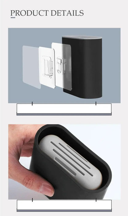 Soft Silicone Toilet Brush With Wall Mount Holder