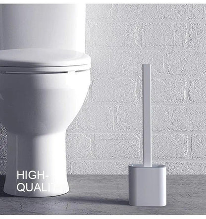 Soft Silicone Toilet Brush With Wall Mount Holder