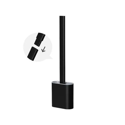 Soft Silicone Toilet Brush With Wall Mount Holder