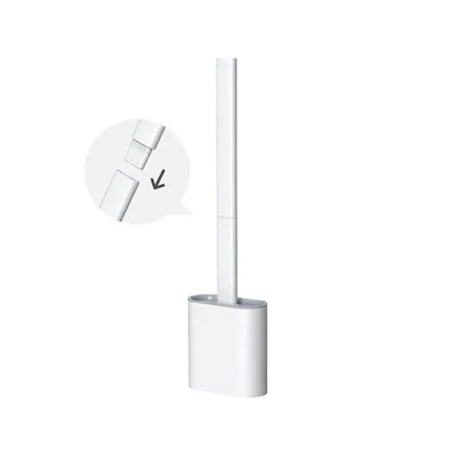 Soft Silicone Toilet Brush With Wall Mount Holder