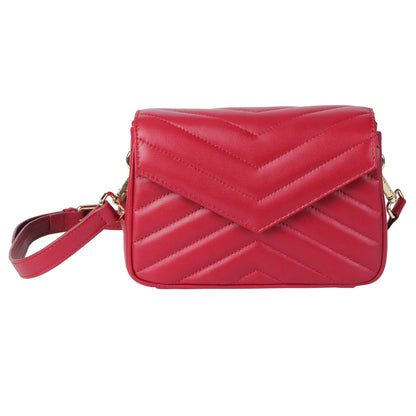 Soft Lambskin Mini Flap Crossbody Bag – Quilted Leather Shoulder Purse