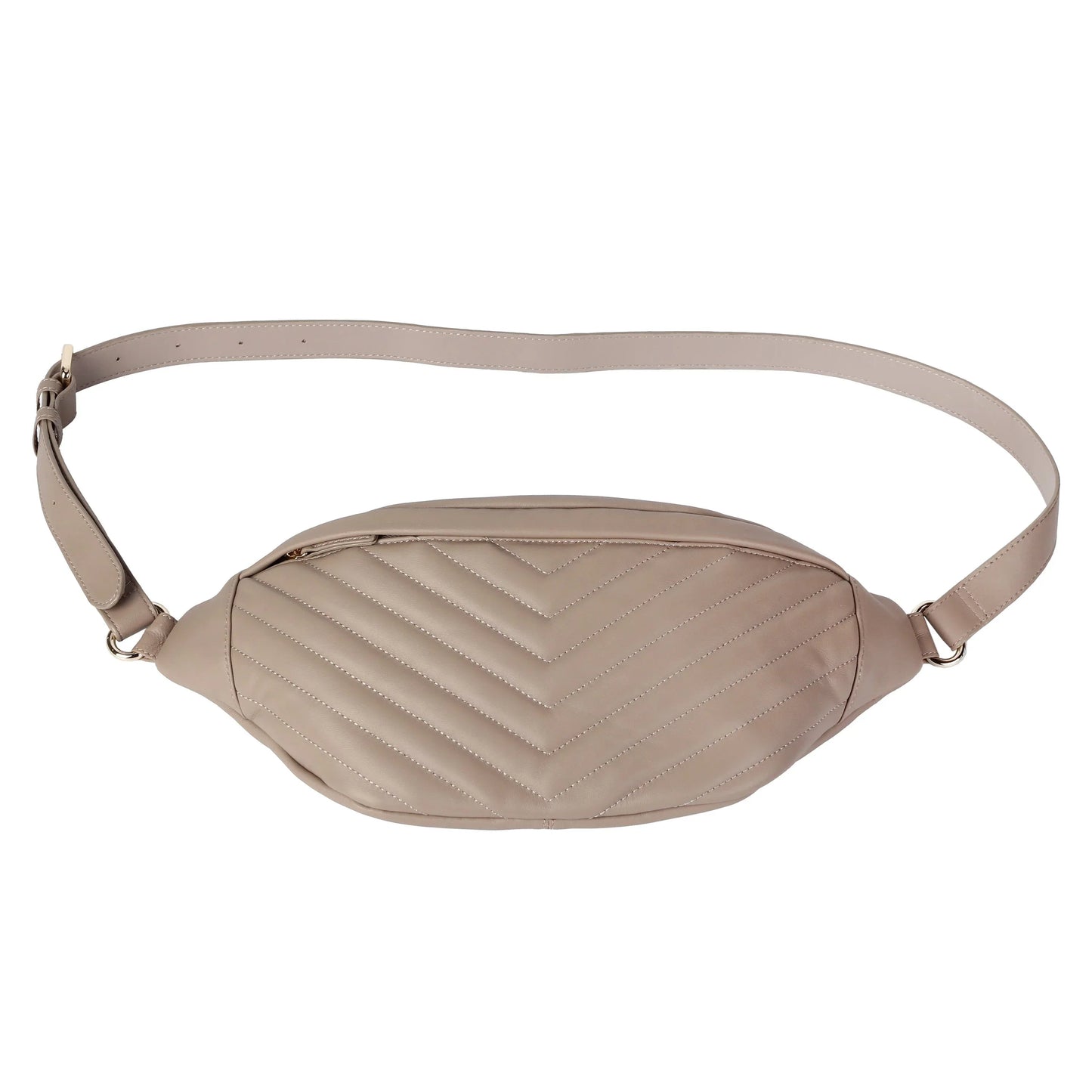 Soft Lambskin Embroidered Waist Bag – Leather Belt Bag for Women