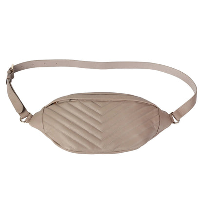 Soft Lambskin Embroidered Waist Bag – Leather Belt Bag for Women