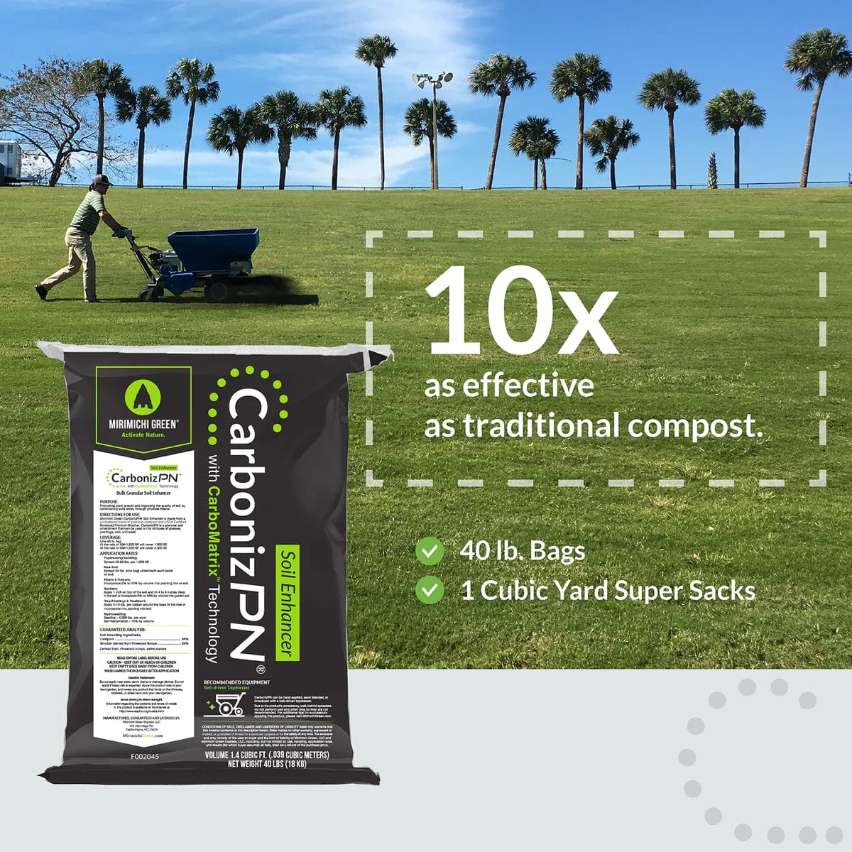 CarbonizPN® Soil Enhancer 40lbs.