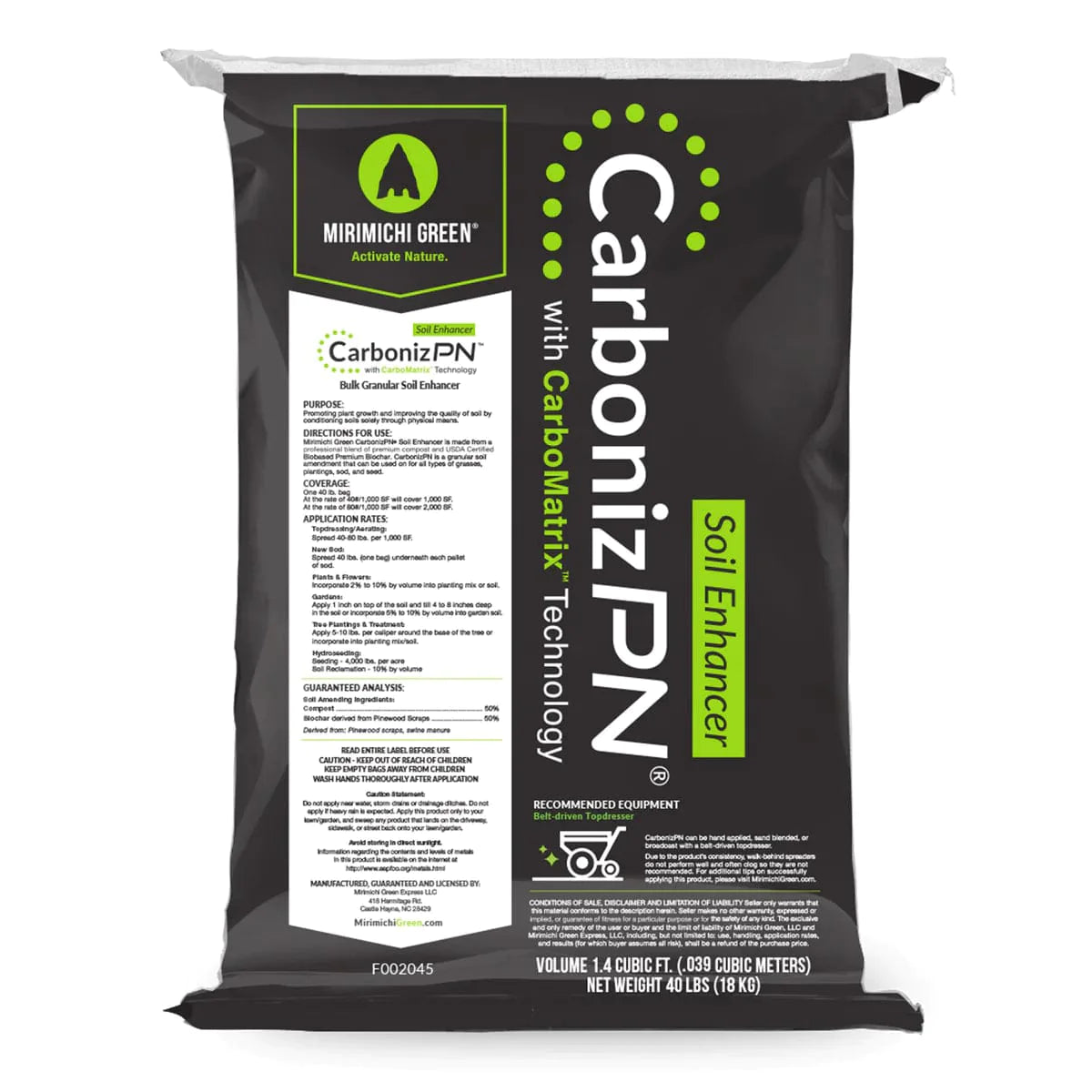 CarbonizPN® Soil Enhancer 40lbs.