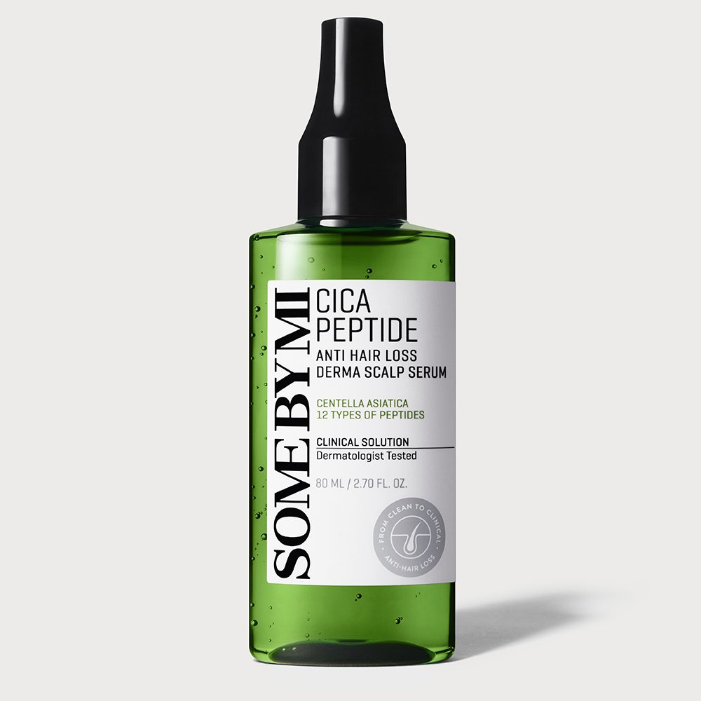 SOME BY MI Cica Peptide Anti Hair Loss Derma Scalp Serum green bottle with dropper 80 ml on Tampa Home & Garden Store
