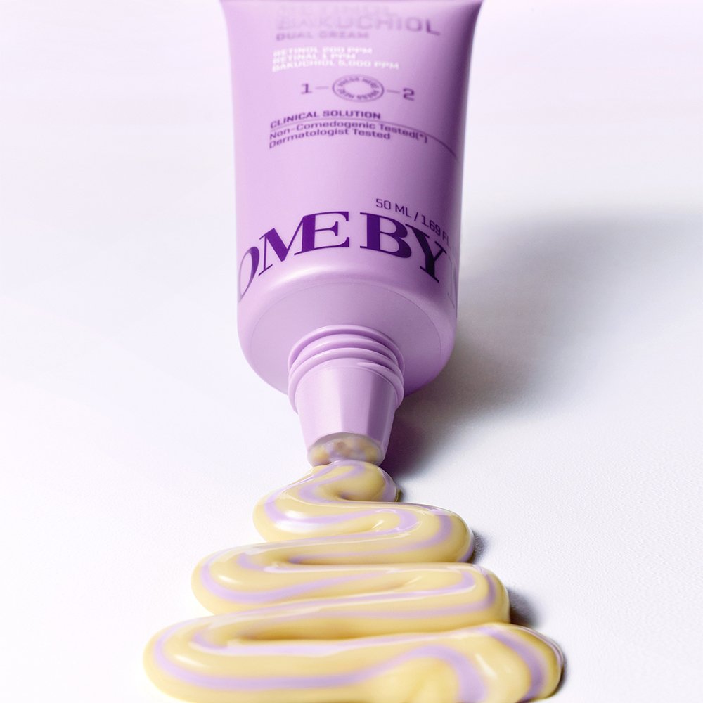 Retinol Bakuchiol Dual Cream 50ml SOME BY MI lavender tube swirl cream on Tampa Home & Garden Store