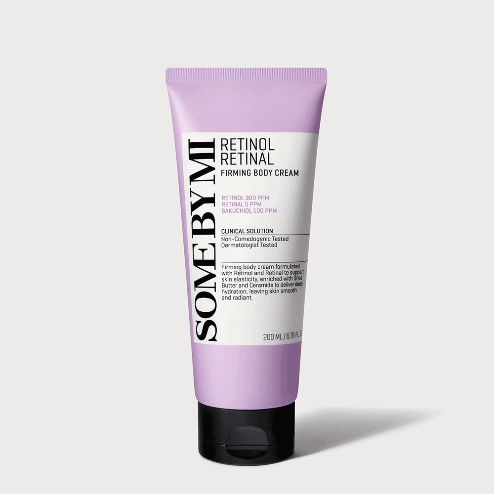 SOME BY MI Retinol Retinal Firming Body Cream tube in lavender with black cap 200ml on Tampa Home & Garden Store