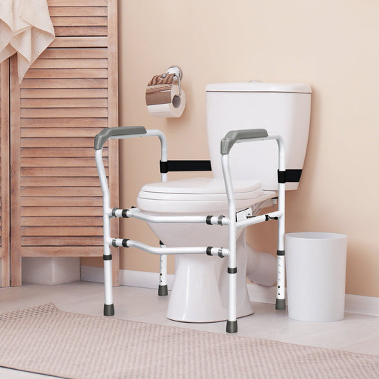 Steel Safety Toilet Rail with Created Fixable Clamp - Tampa Home & Garden Store