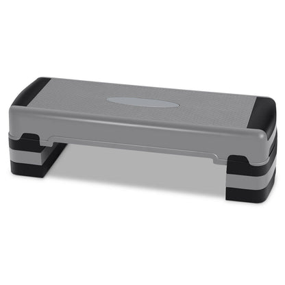 35 Inch Aerobic Cardio Adjustable Exercise Stepper with Risers - Tampa Home & Garden Store