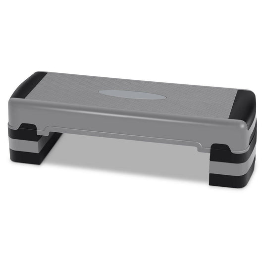 35 Inch Aerobic Cardio Adjustable Exercise Stepper with Risers - Tampa Home & Garden Store