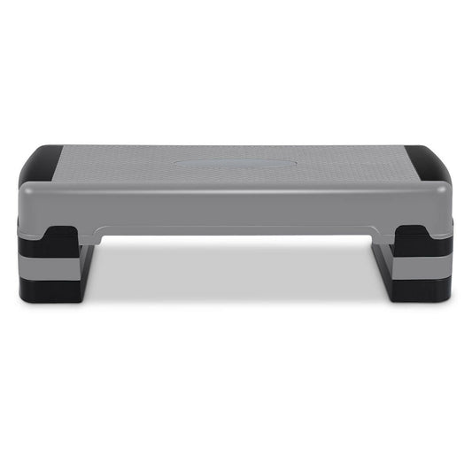 35 Inch Aerobic Cardio Adjustable Exercise Stepper with Risers - Tampa Home & Garden Store
