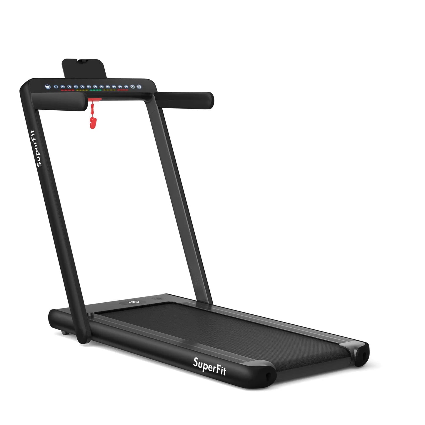 2-in-1 Electric Folding Treadmill For Home Fitness