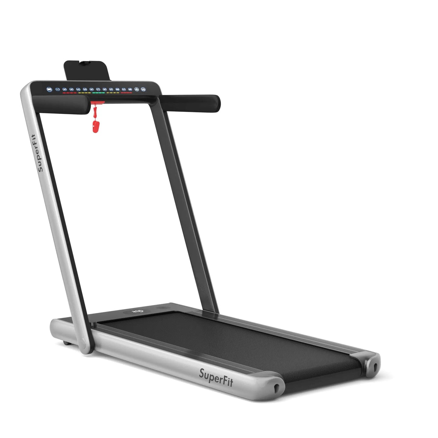 2-in-1 Electric Folding Treadmill For Home Fitness