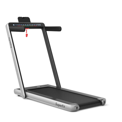 2-in-1 Electric Folding Treadmill For Home Fitness