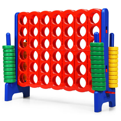 Jumbo 4-to-Score Giant Game Set with 42 Jumbo Rings and Quick-Release Slider