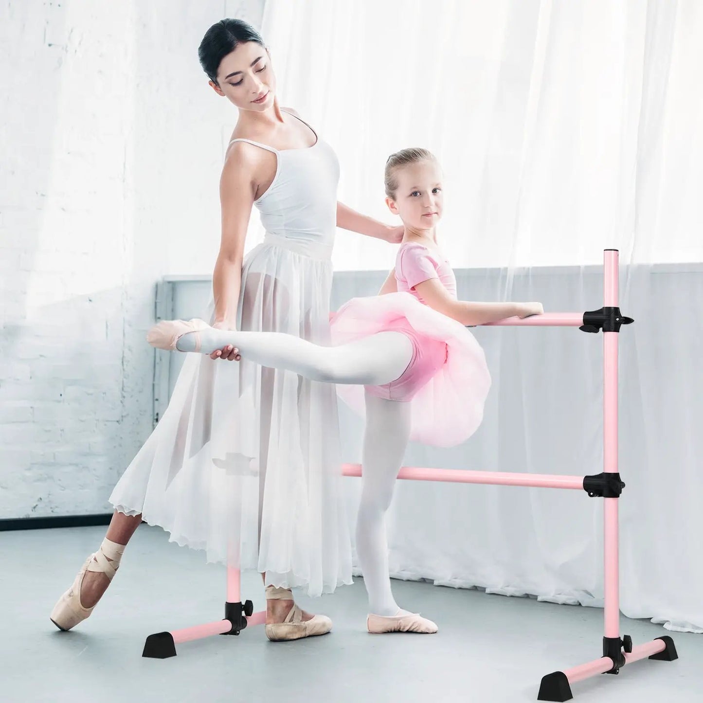 4 Feet Ballet Barre with Adjustable Height
