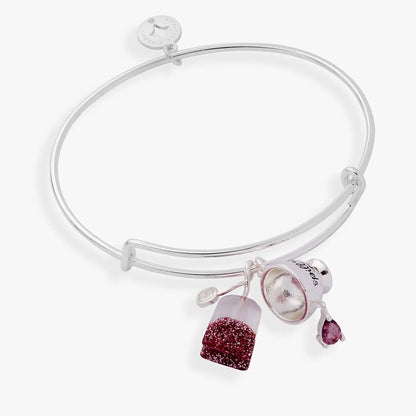 Spill the Tea Cup and Tea Bag Charm Bangle