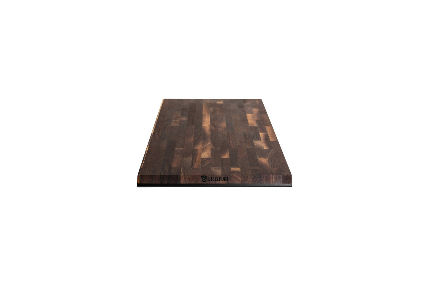 SteelCore 2-in-1 walnut cutting board, patchwork walnut blocks, 18x12, STEELPORT Knife Co. on Tampa Home & Garden Store